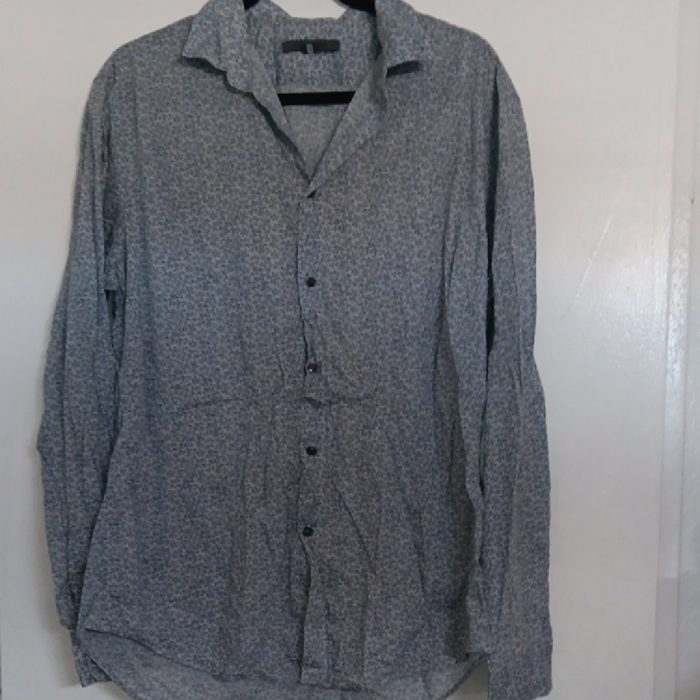 John Varvatos Floral Button Down Shirt